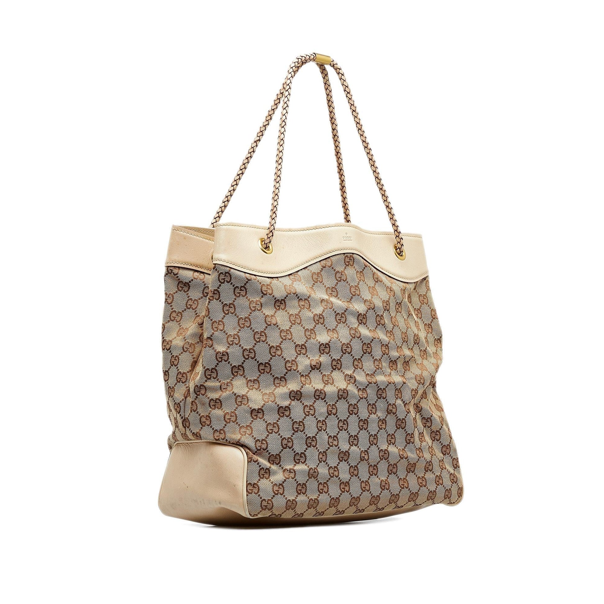 Gucci Monogram Canvas Tote