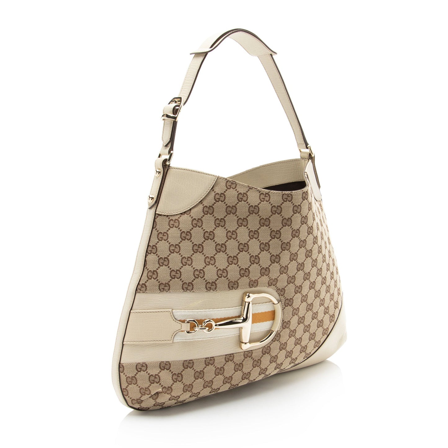 Gucci GG Canvas Hasler Large Shoulder Bag