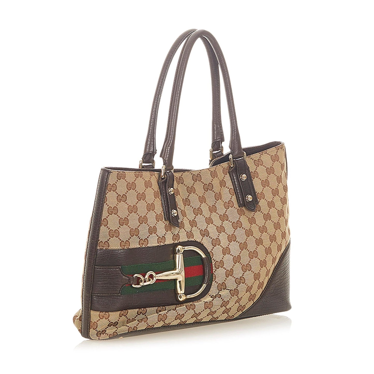 Gucci Canvas Monogram Tote Style 23
