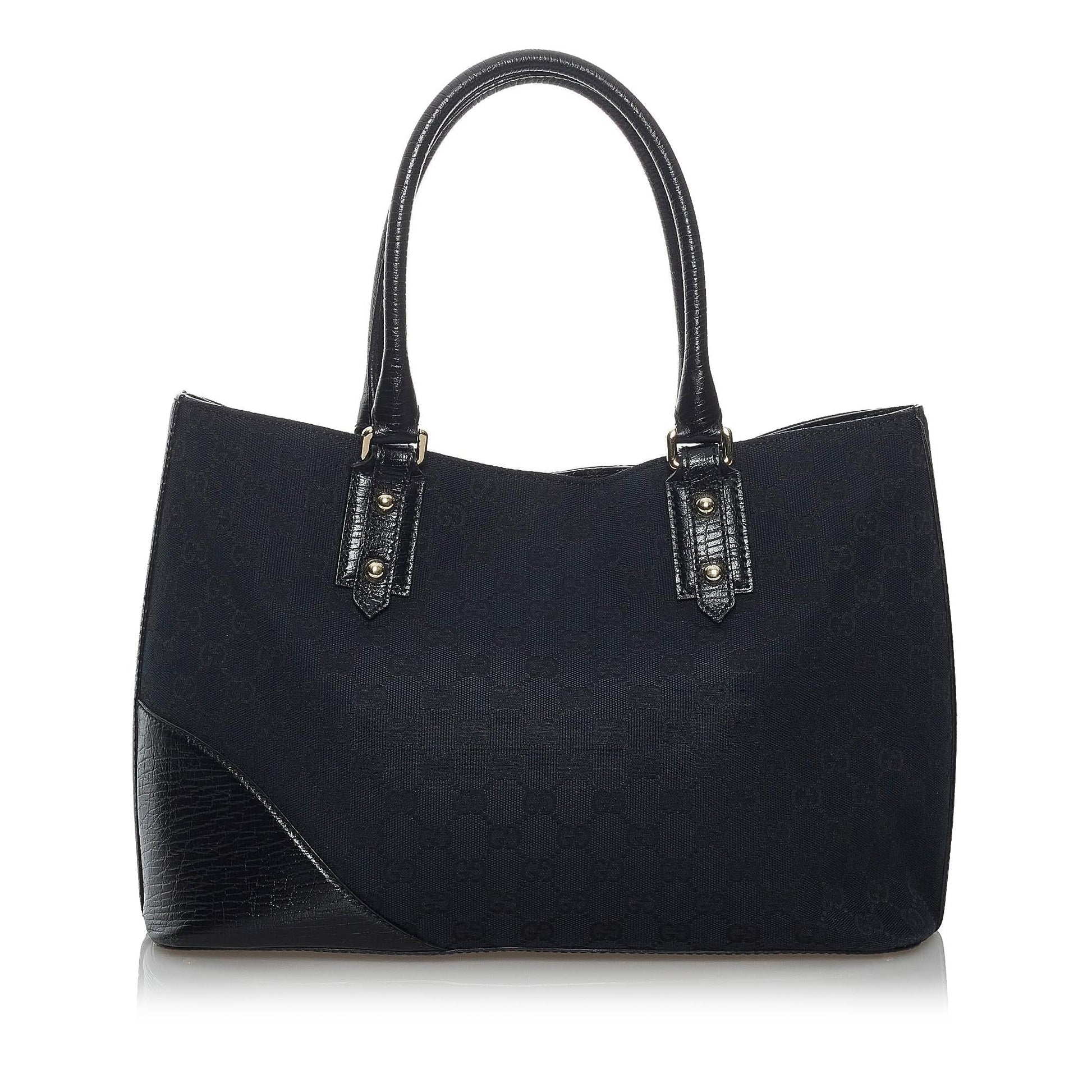 Gucci GG Canvas Hasler Tote Bag (SHG-29653)