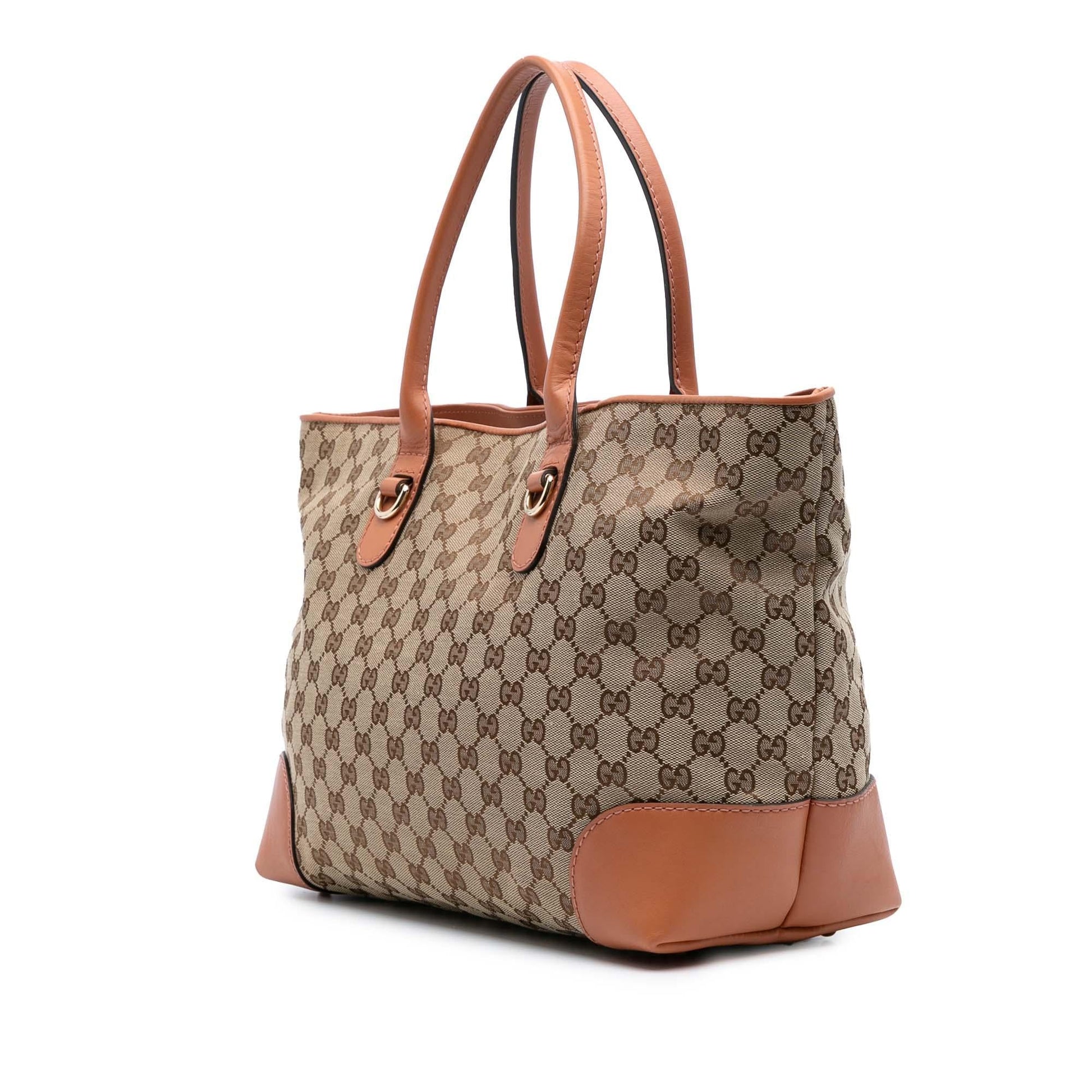 Gucci GG Canvas Heart Bit Tote