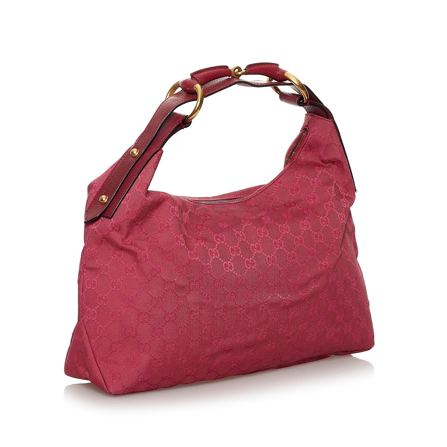Gucci GG Canvas Horsebit Shoulder bag (SHG-30135)