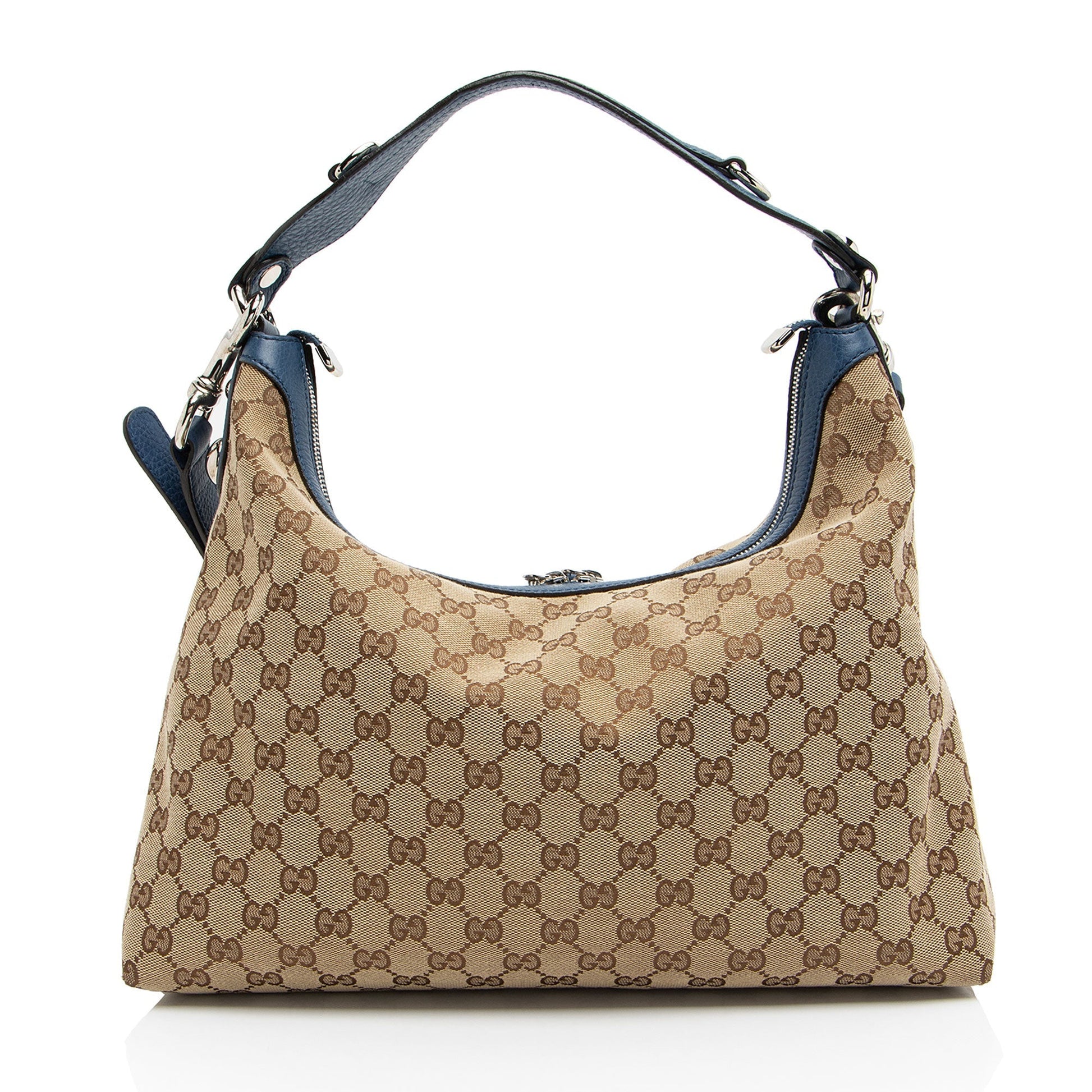Gucci GG Canvas Icon Bit Medium Hobo