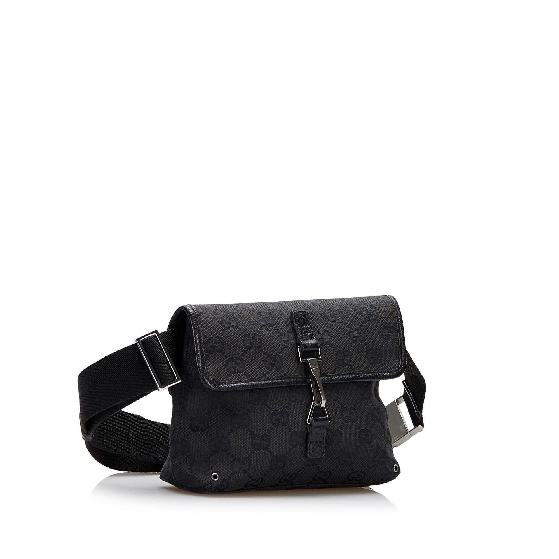 Gucci GG Canvas Jackie Belt Bag (SHG-otg5FK)