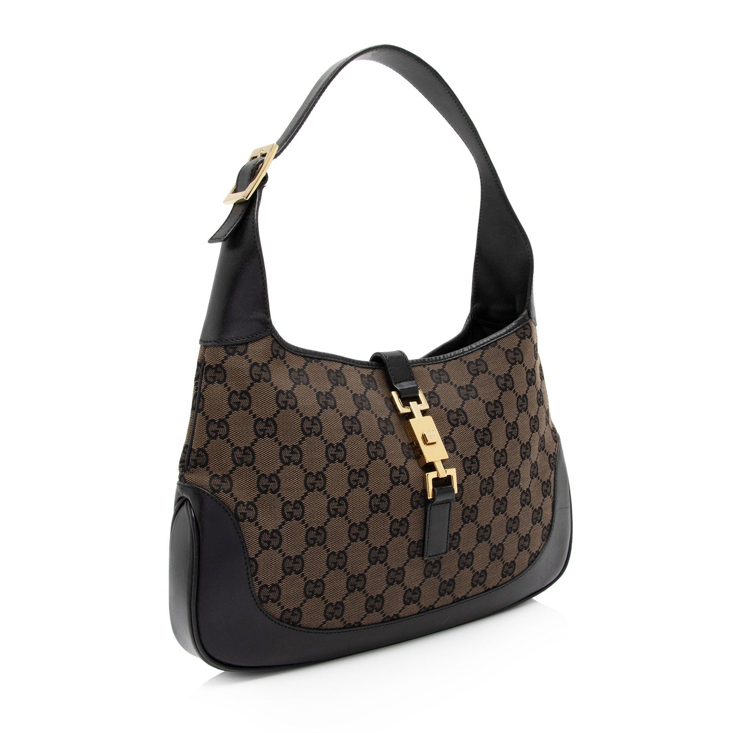Gucci GG Canvas Jackie Hobo (SHF-HRXvrR)