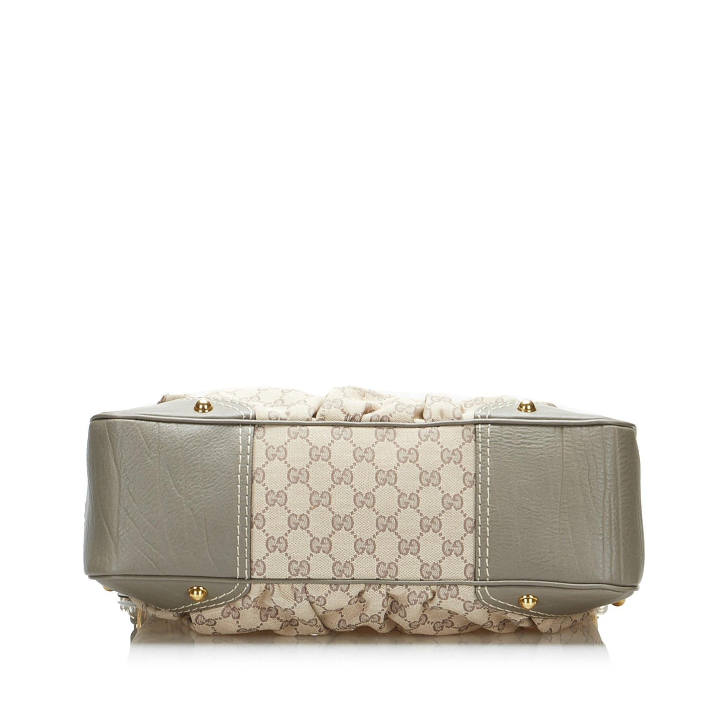 Gucci GG Canvas Jockey Shoulder Bag (SHG-L42G2r)