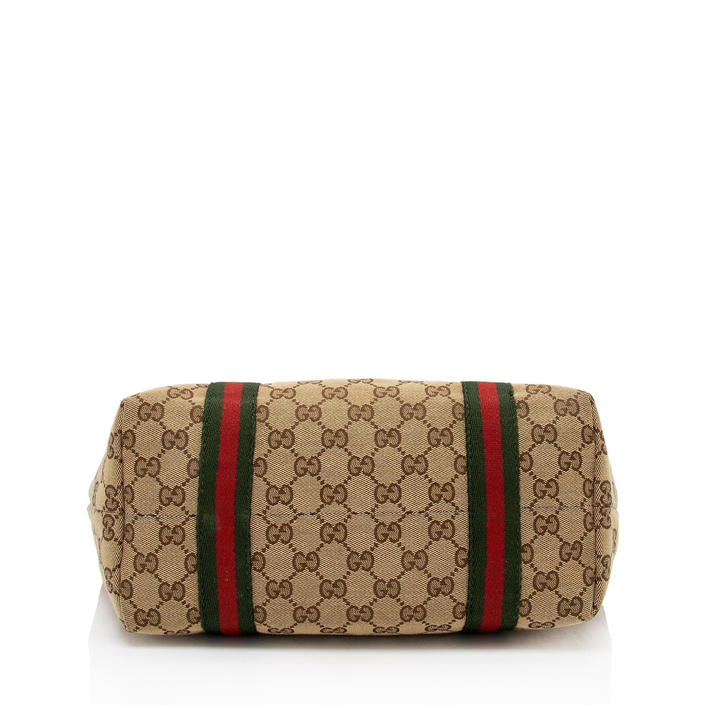 Gucci Nylon Leather Canvas Tote