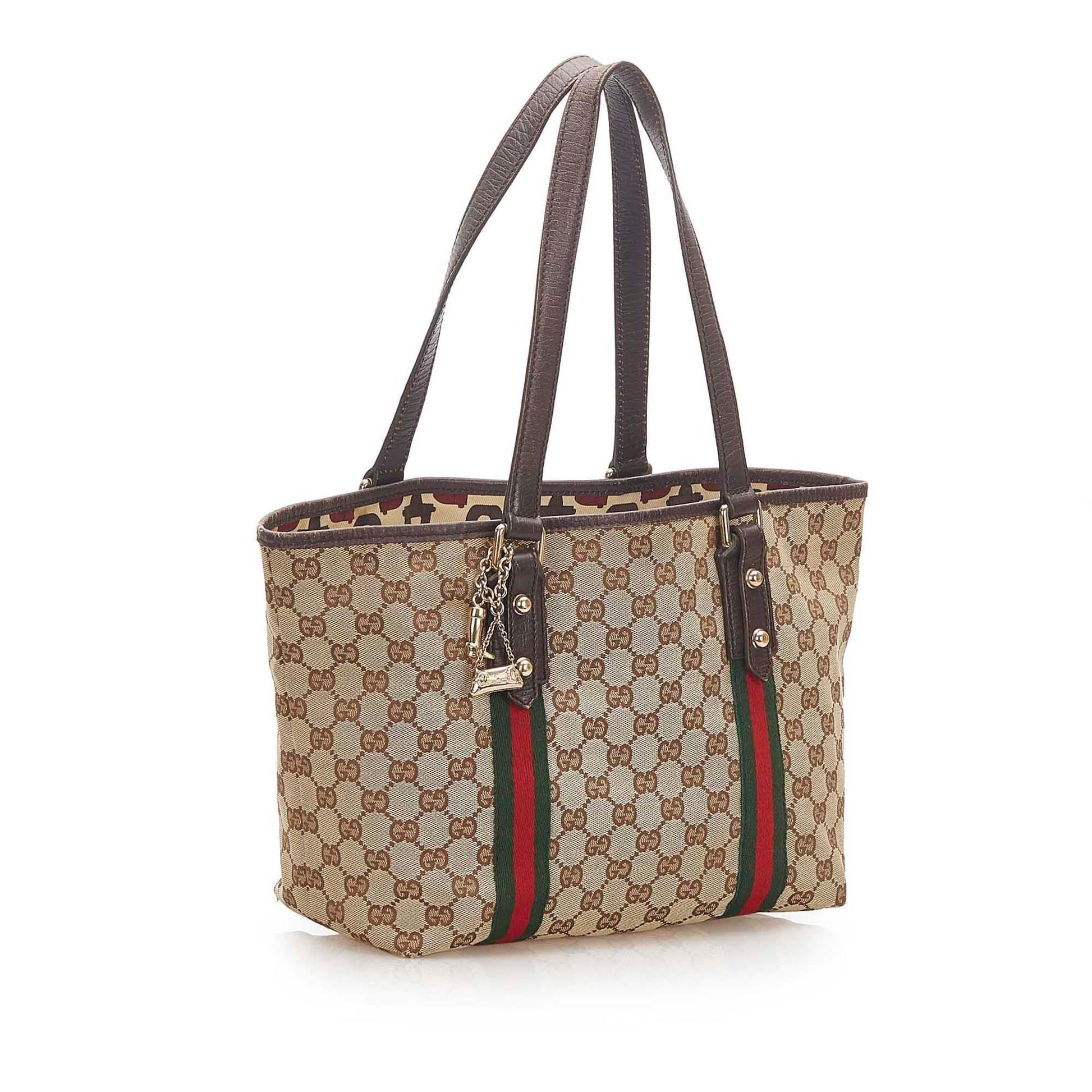 Gucci Canvas Monogram Tote Style 30