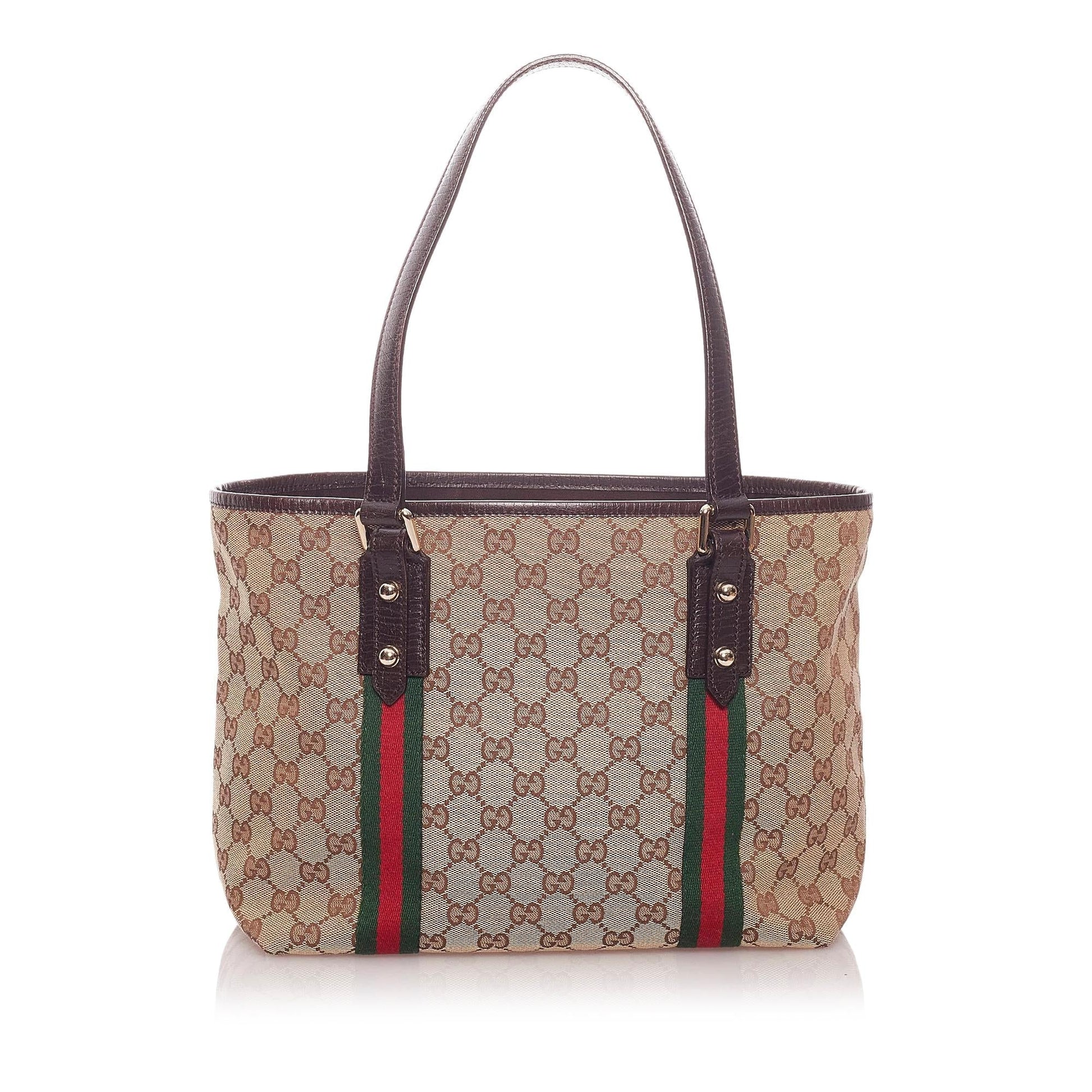 Gucci GG Canvas Jolicoeur Tote Bag (SHG-29116)