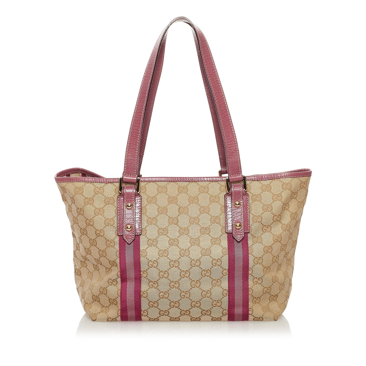 Gucci GG Canvas Jolicoeur Tote Bag (SHG-32700)