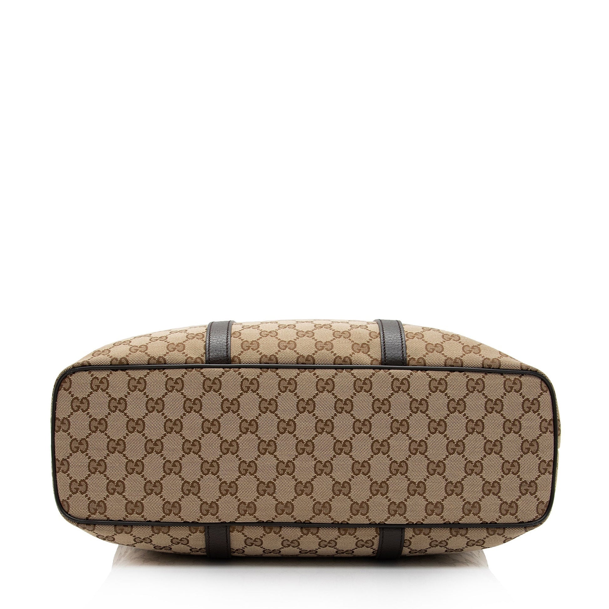 Gucci Leather Canvas Tote