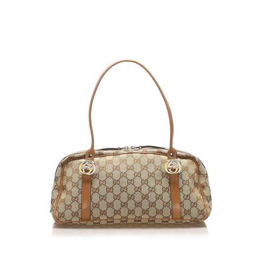 Gucci Leather Canvas Tote Style 7