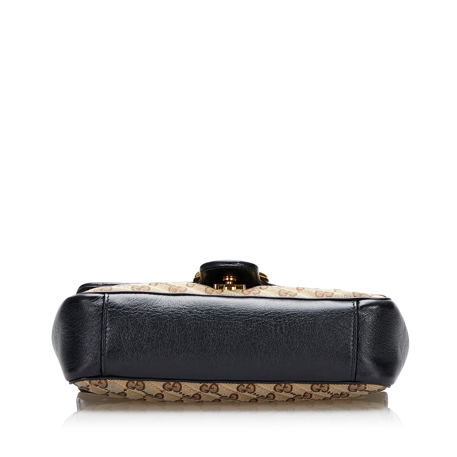 Gucci GG Canvas Marmont Crossbody (SHG-2wAlnW)