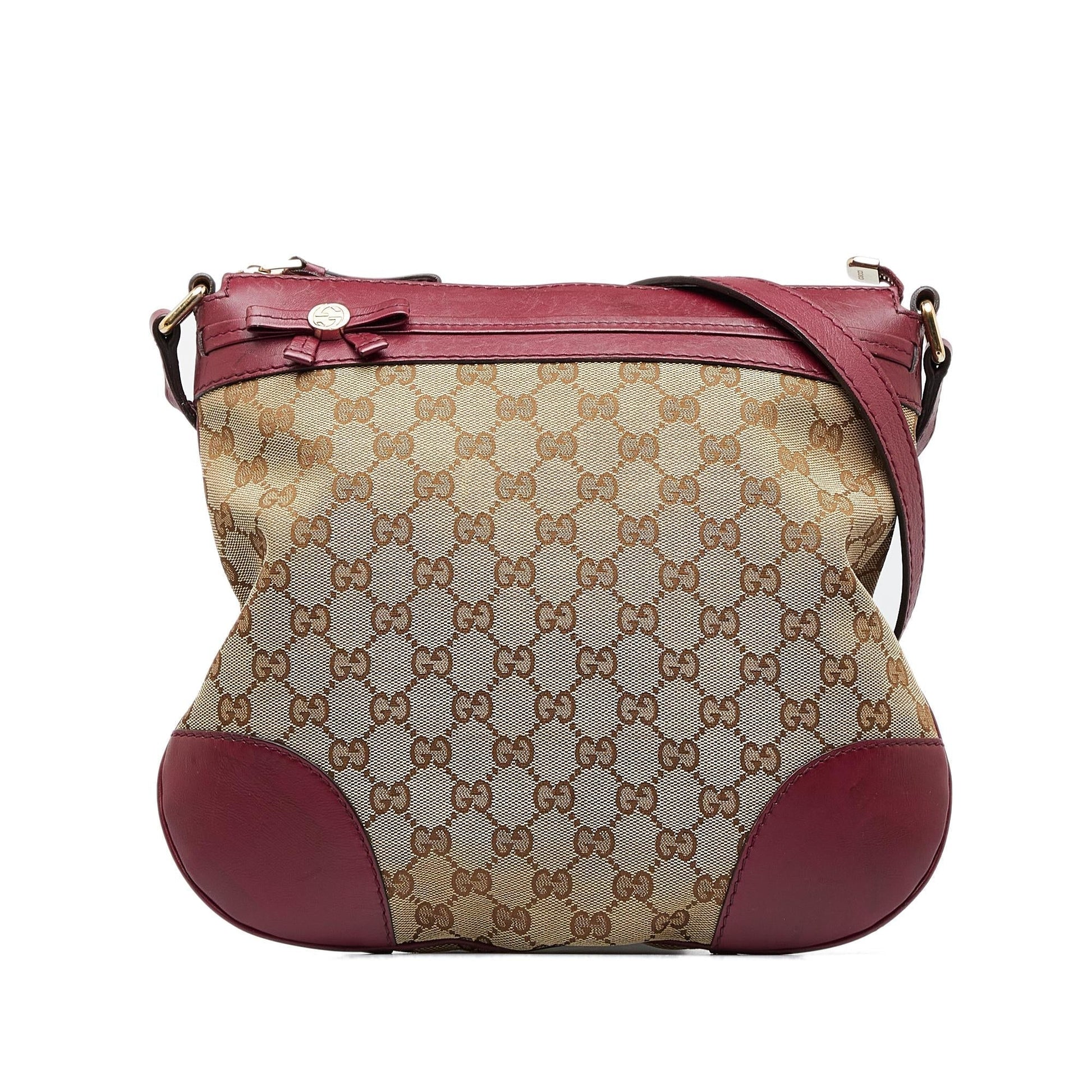 Gucci Monogram Canvas Crossbody