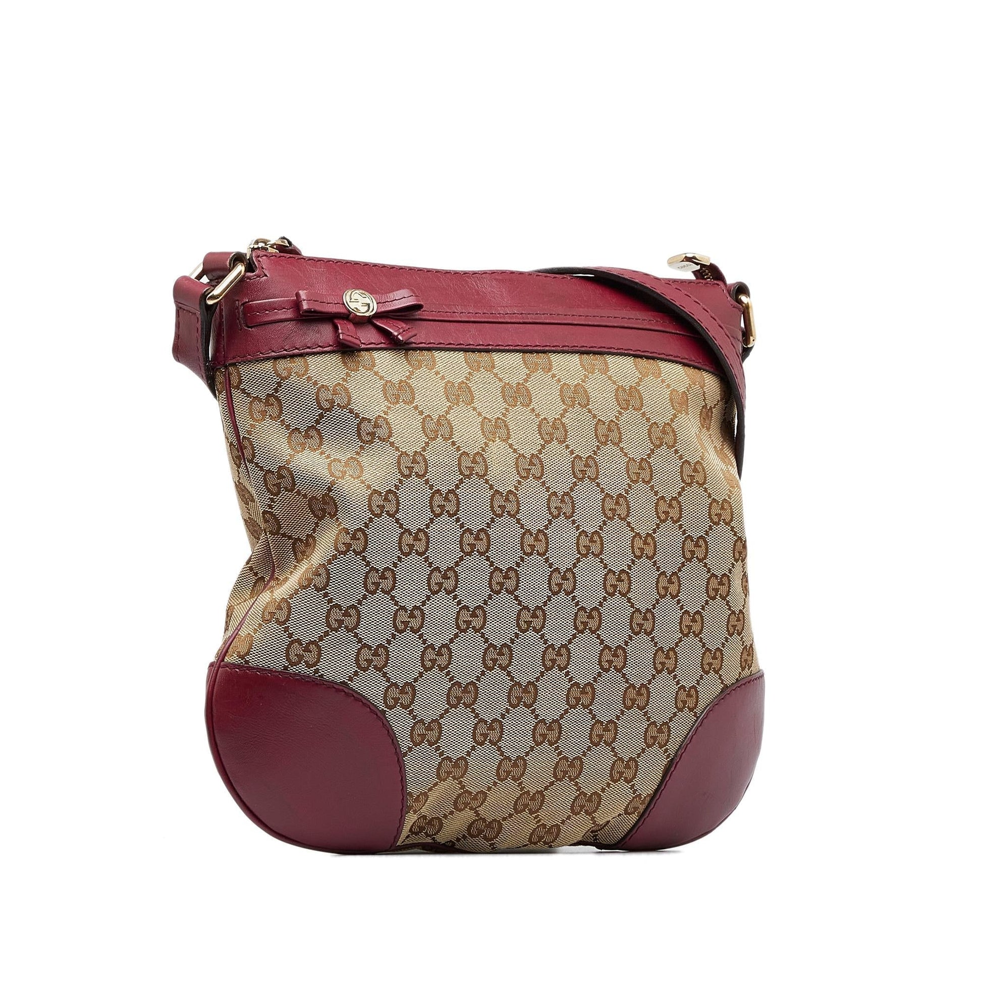 Gucci Monogram Canvas Crossbody