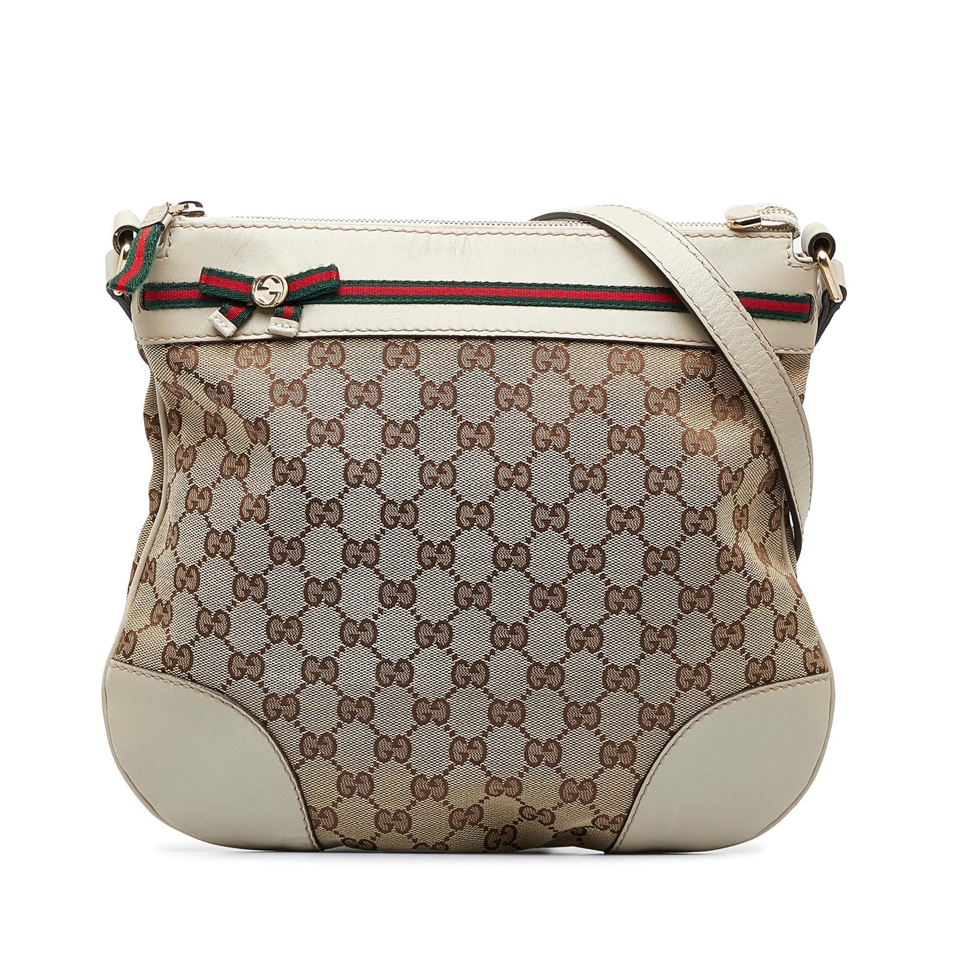 Gucci Monogram Canvas Crossbody