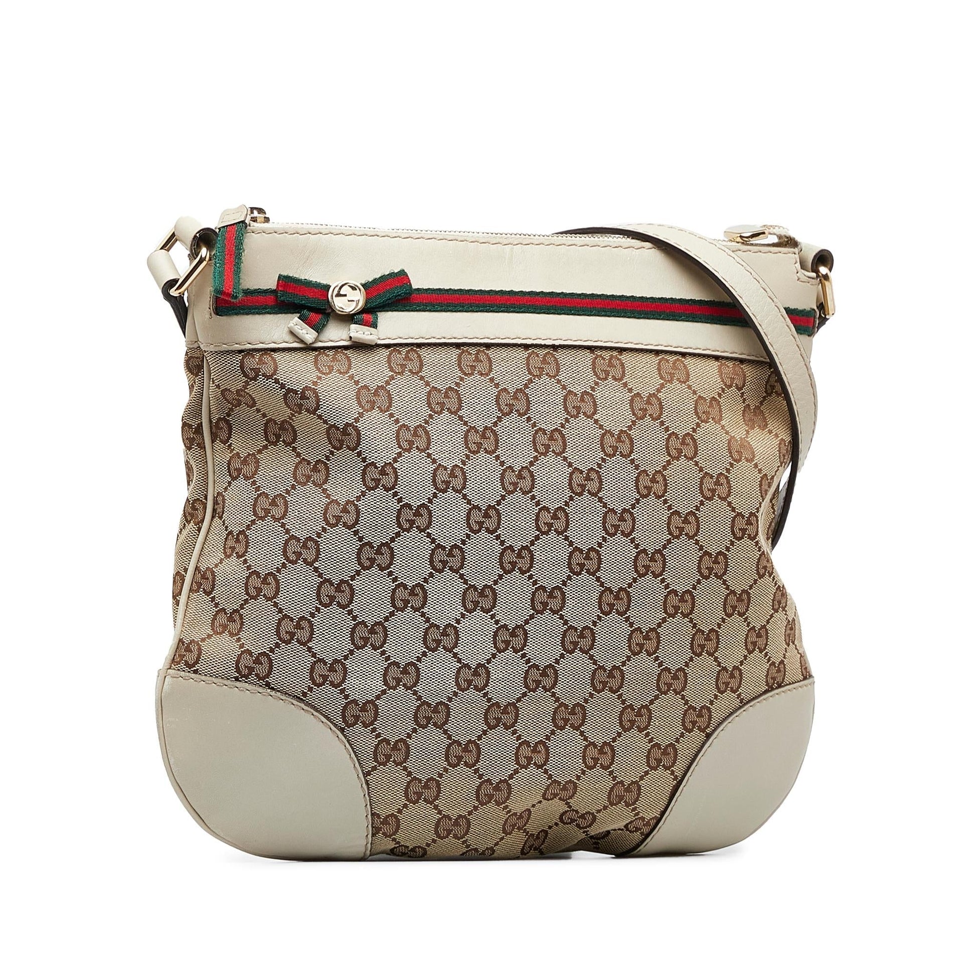 Gucci Monogram Canvas Crossbody