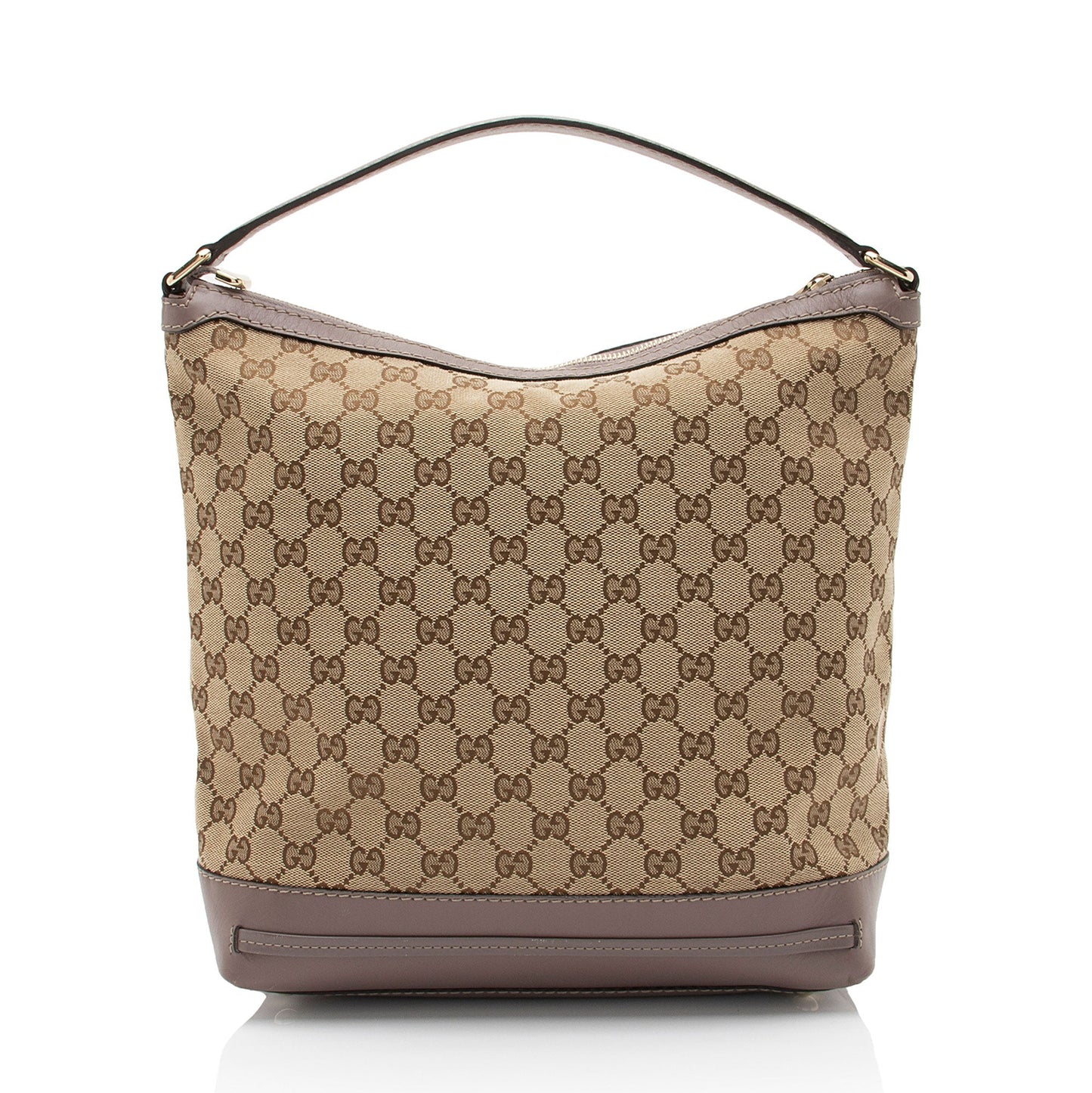 Gucci Leather Canvas Shoulder Bag