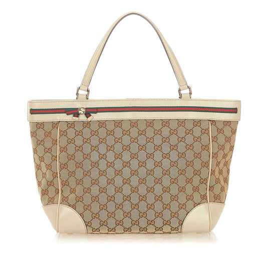 Gucci Monogram Canvas Tote