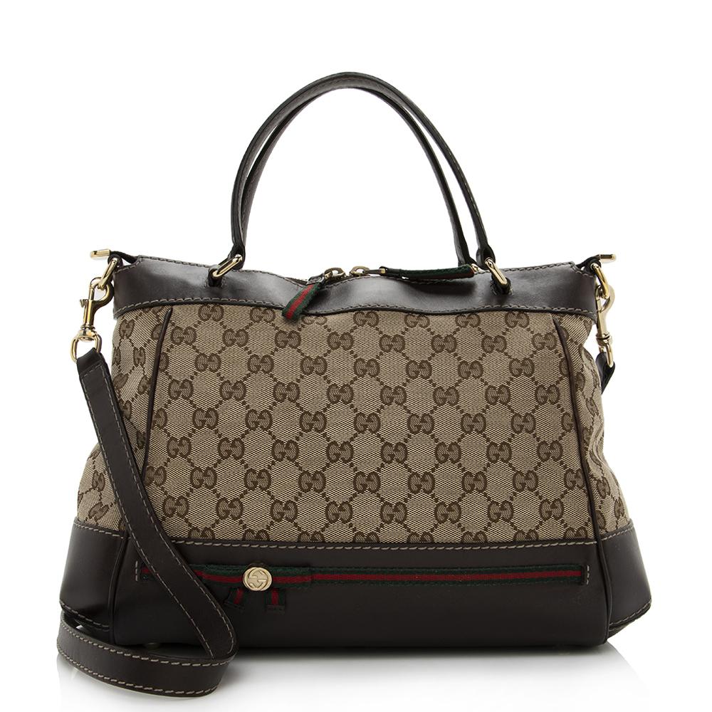Gucci Monogram Canvas Tote
