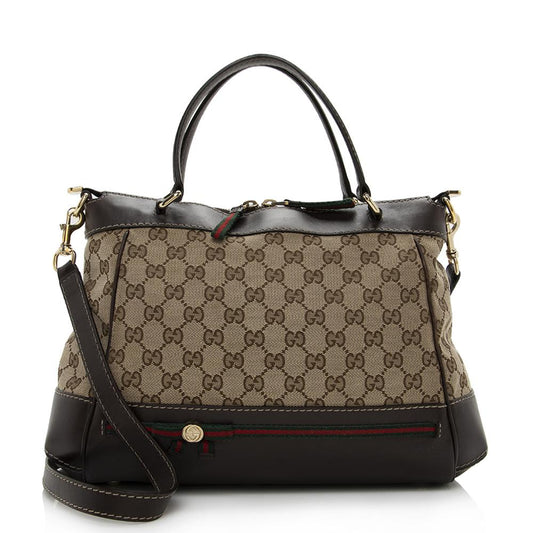 Gucci Monogram Canvas Tote