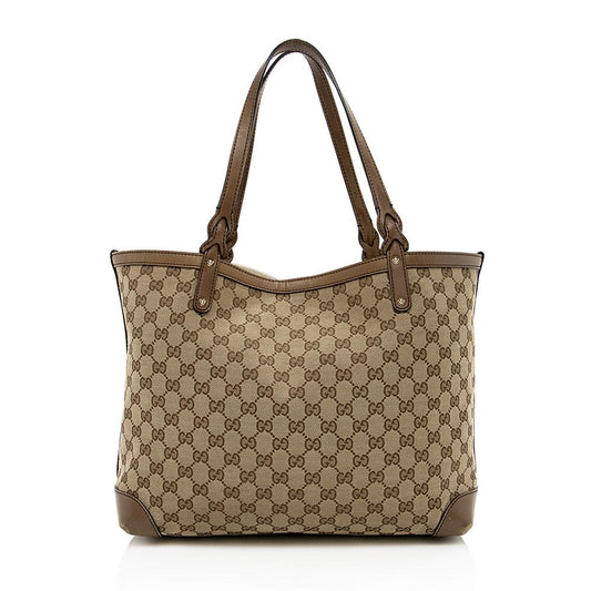 Gucci Canvas Monogram Tote Style 60