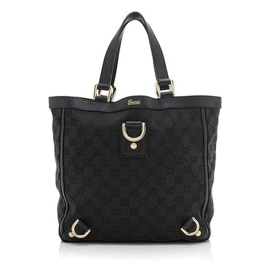 Gucci Abbey Canvas Tote Style 1
