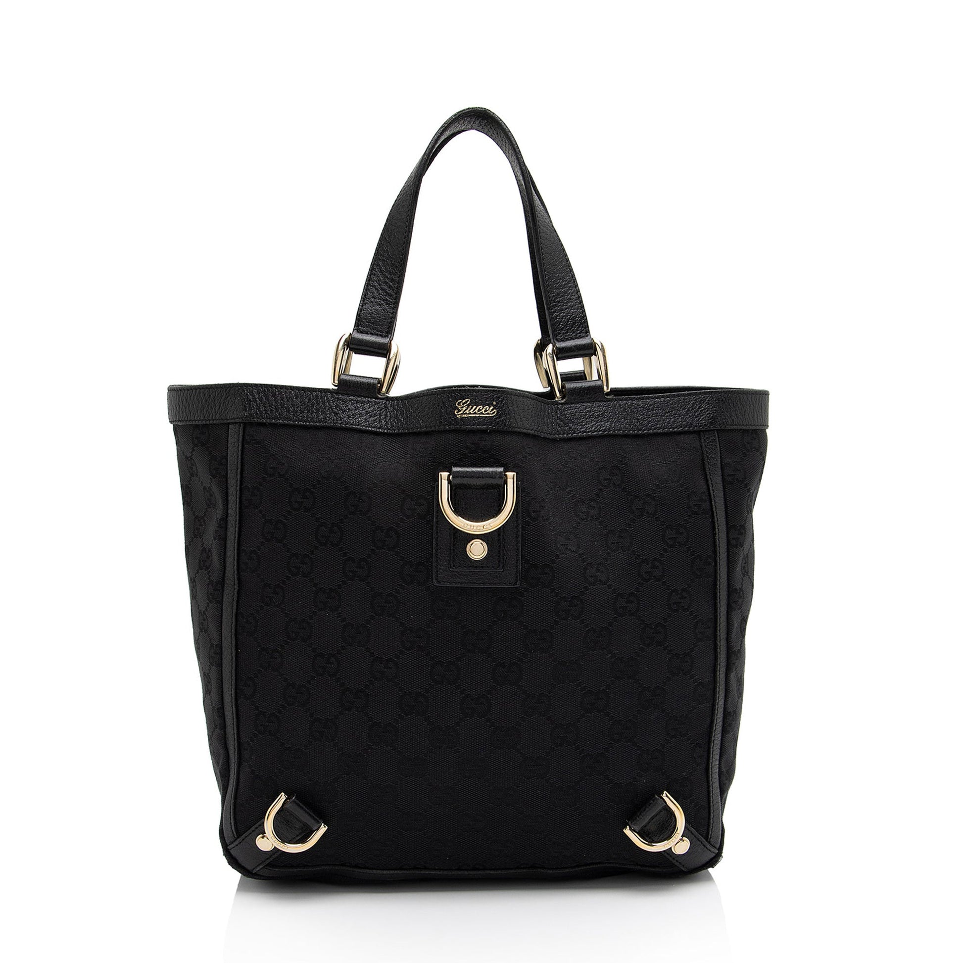 Gucci GG Canvas Mini Abbey Tote (SHF-1rSZcf)