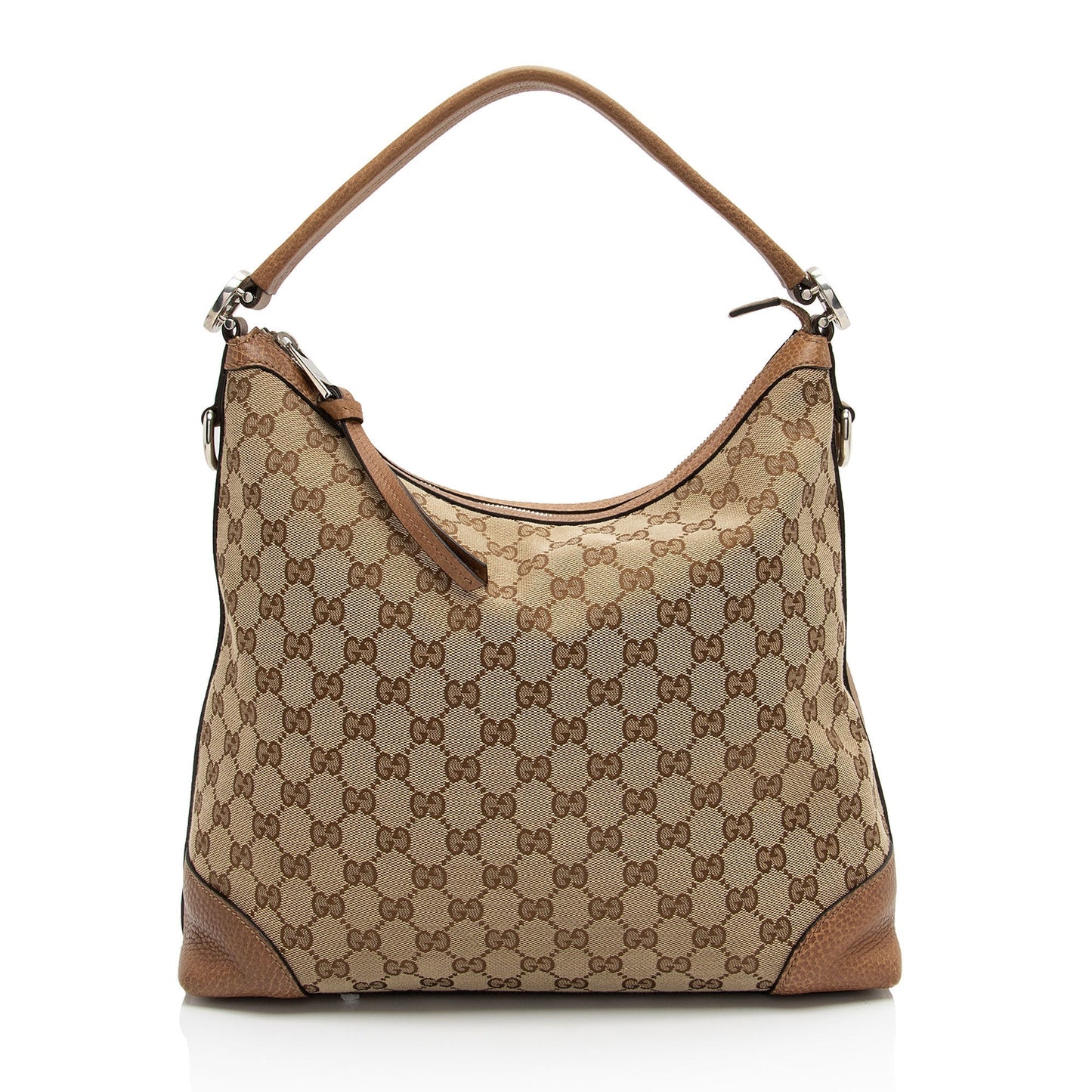 Gucci Leather Canvas Shoulder Bag