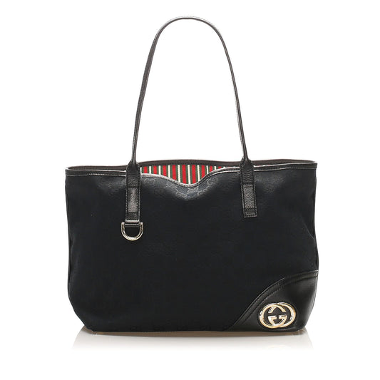 Gucci Canvas Monogram Tote Style 142