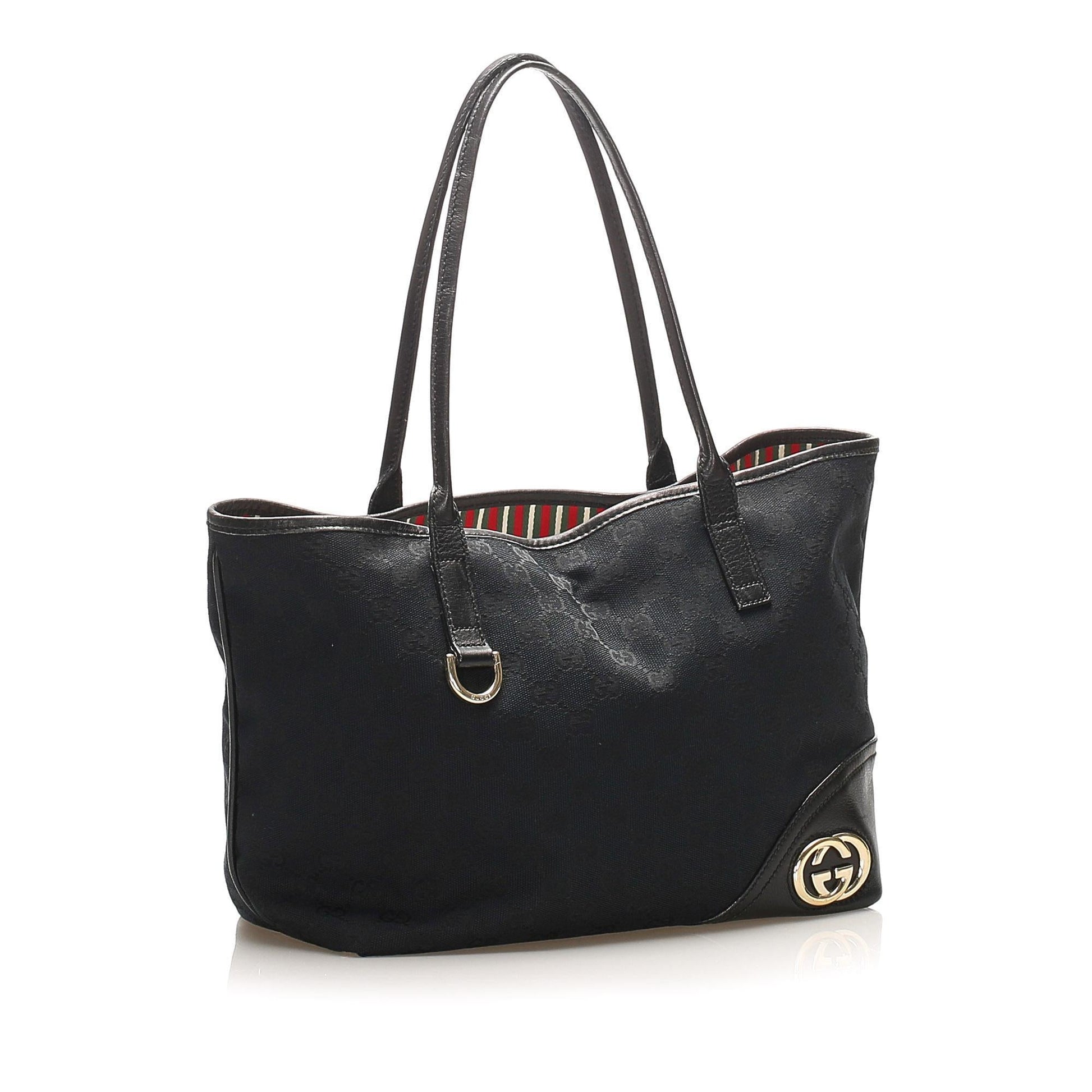 Gucci Canvas Monogram Tote Style 142