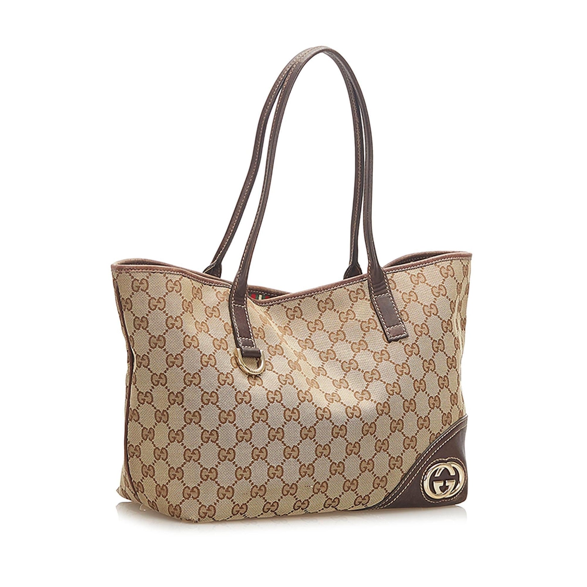Gucci Canvas Monogram Tote Style 43
