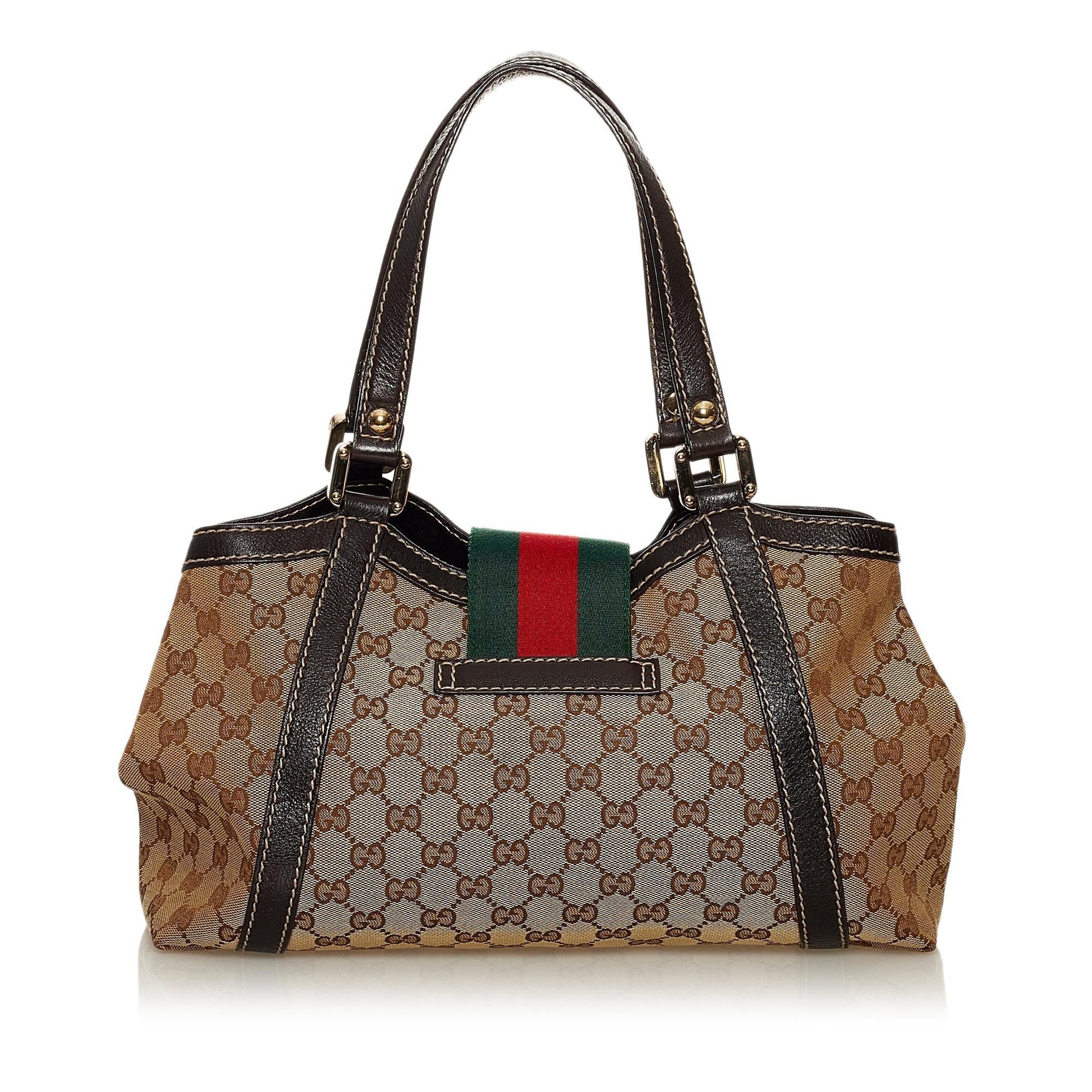 Gucci Web Canvas Tote Style 3