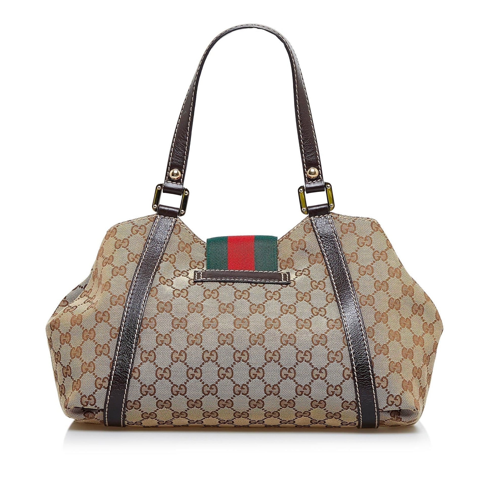 Gucci Monogram Canvas Tote