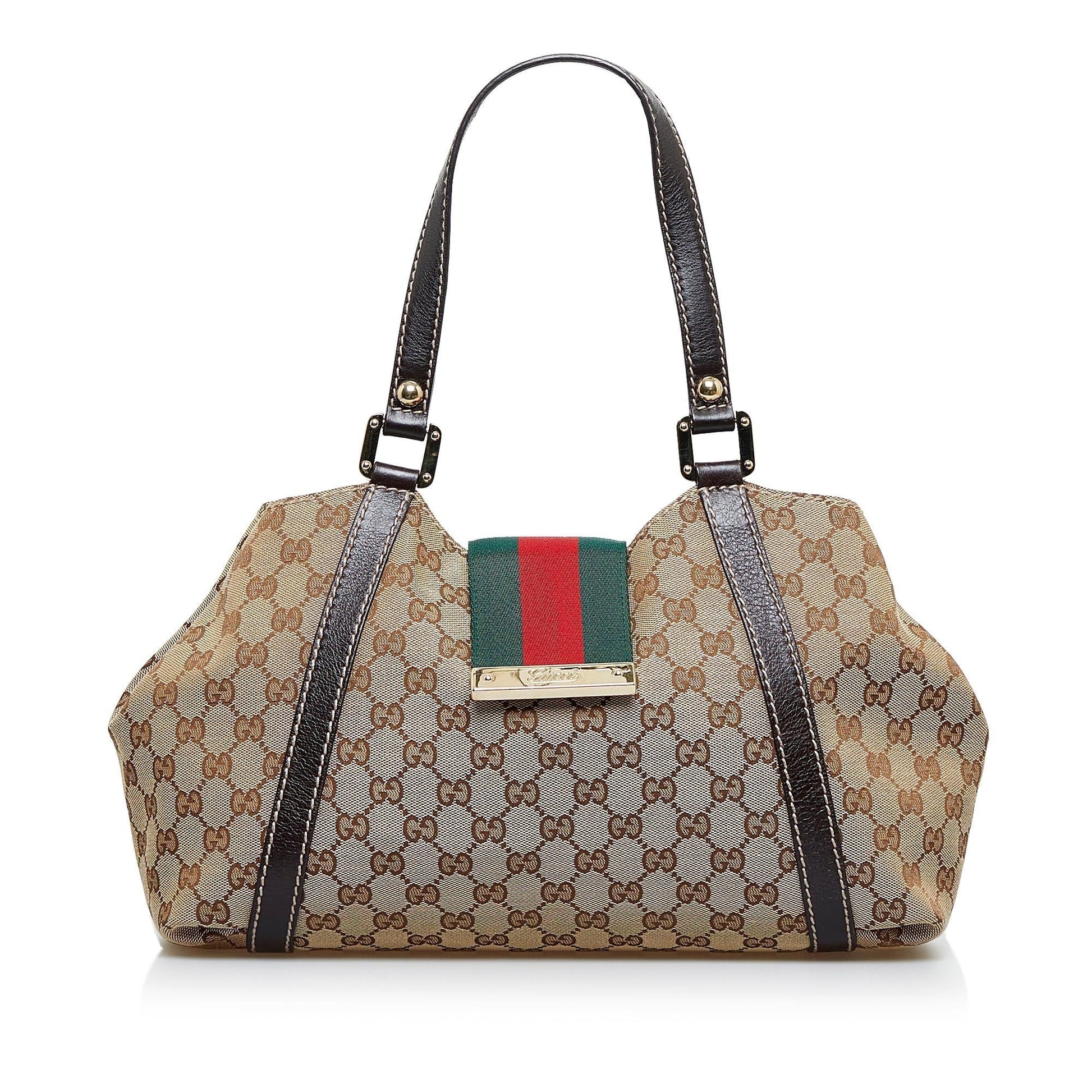 Gucci Monogram Canvas Tote