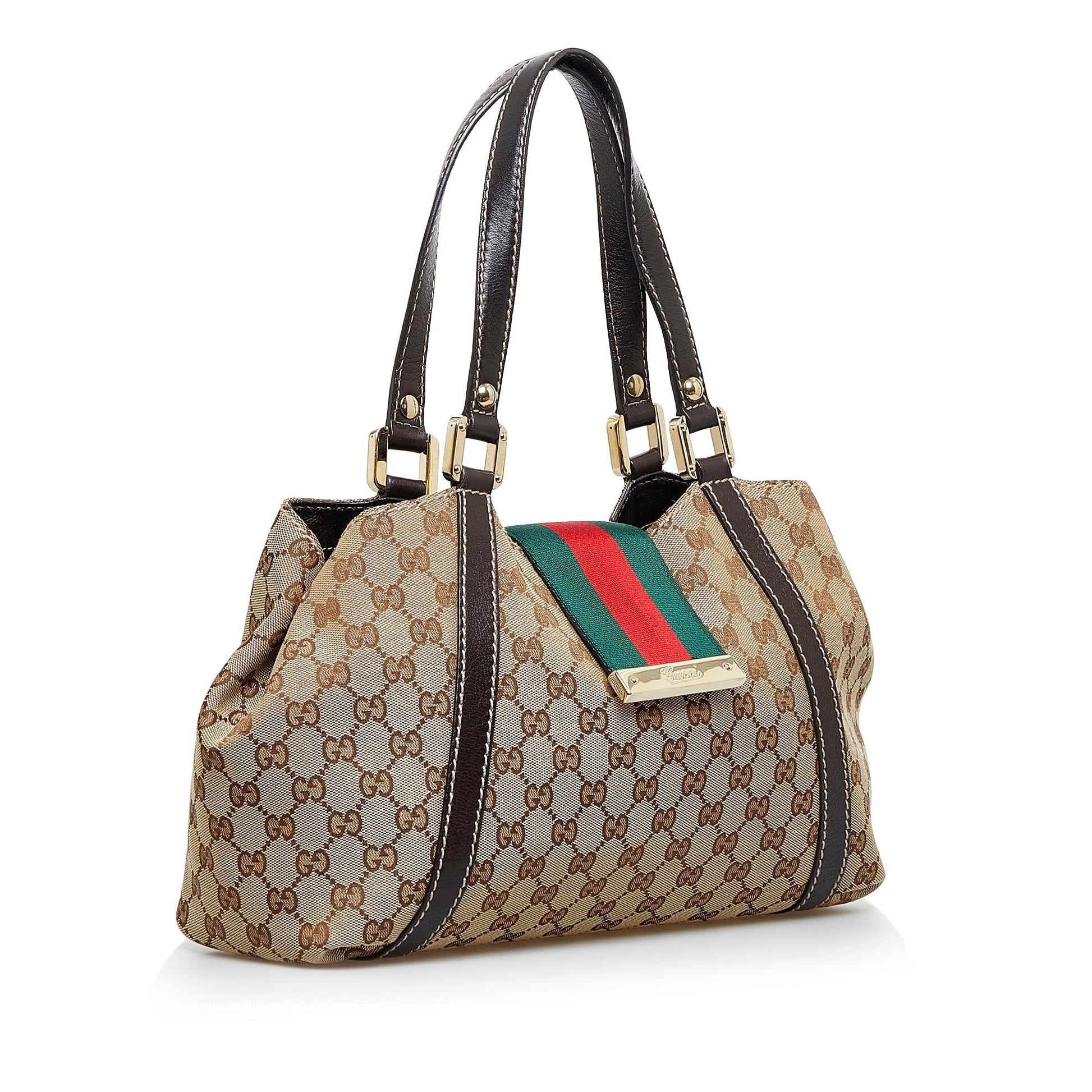 Gucci Monogram Canvas Tote