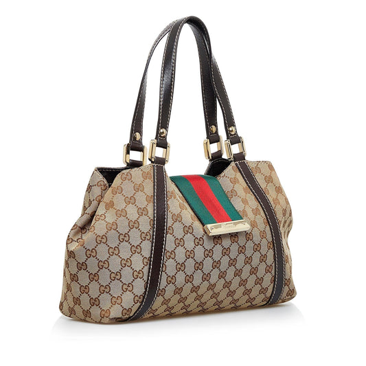 Gucci Monogram Canvas Tote