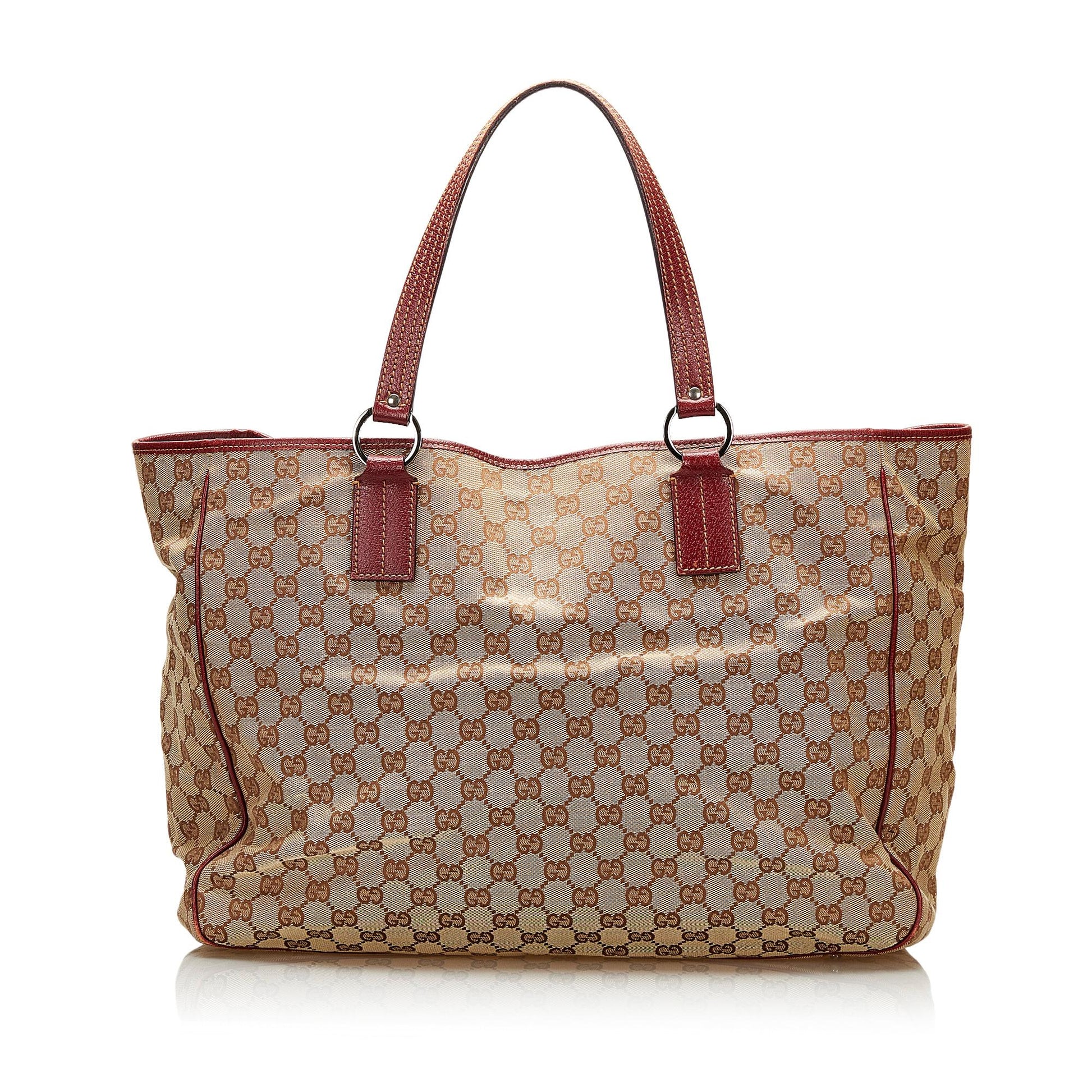 Gucci GG Canvas O-Ring Tote (SHG-qkTvWM)