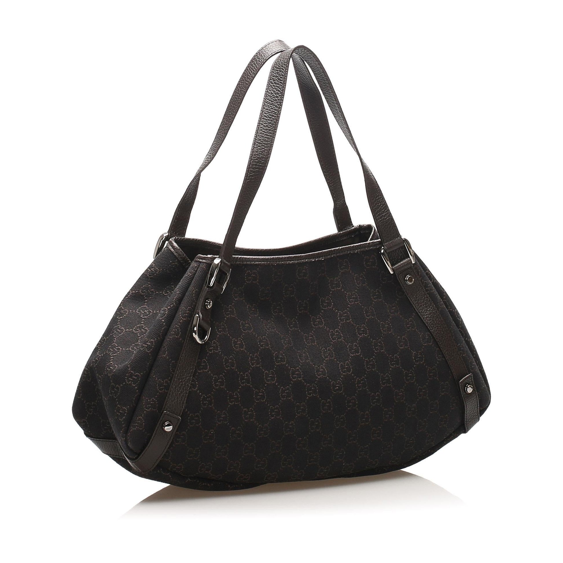 Gucci Leather Canvas Tote Style 9