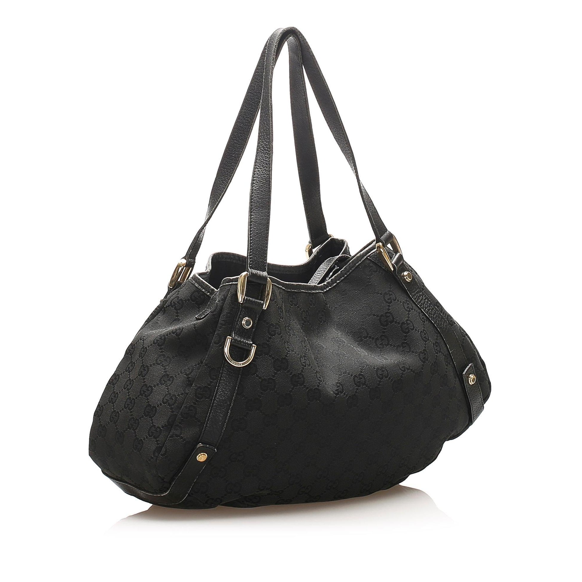 Gucci Canvas Monogram Tote Style 185