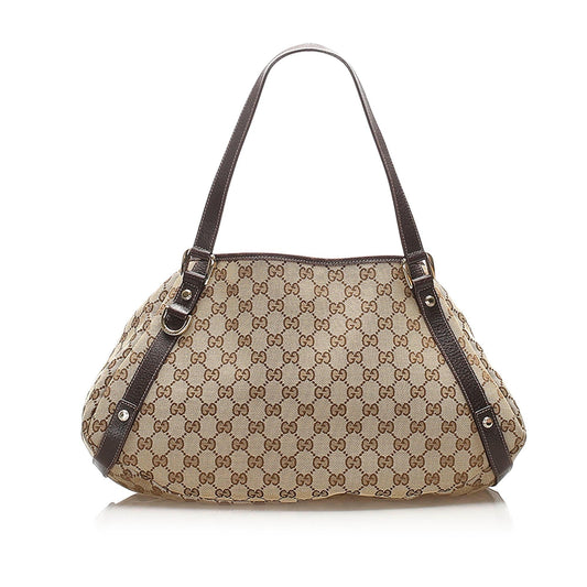 Gucci Canvas Monogram Tote Style 117