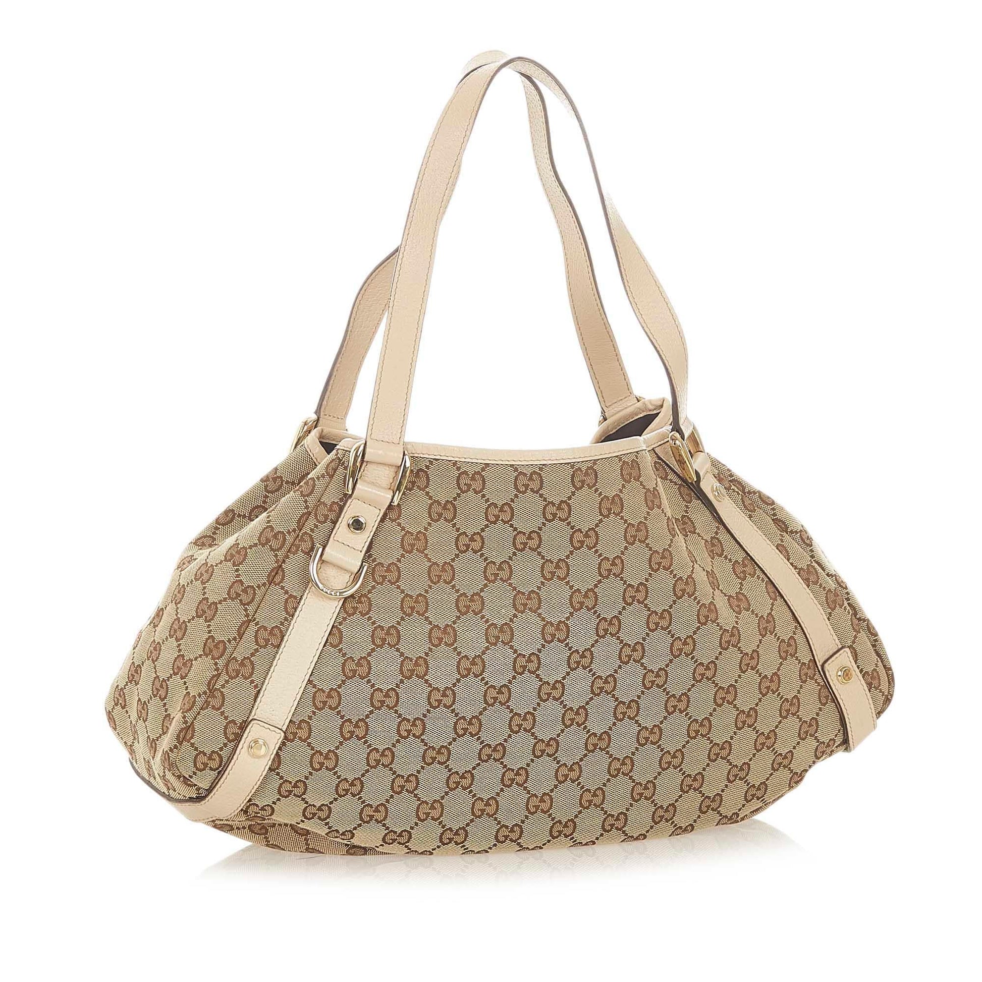 Gucci Canvas Monogram Tote Style 16
