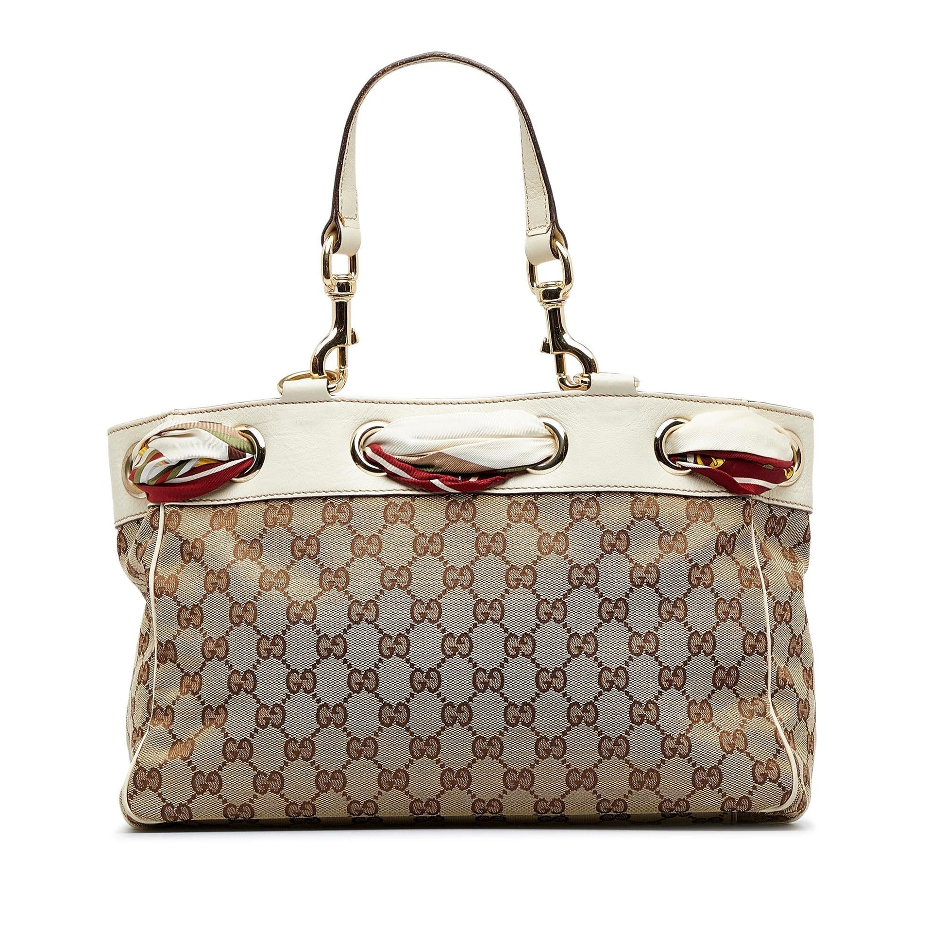 Gucci Monogram Canvas Tote