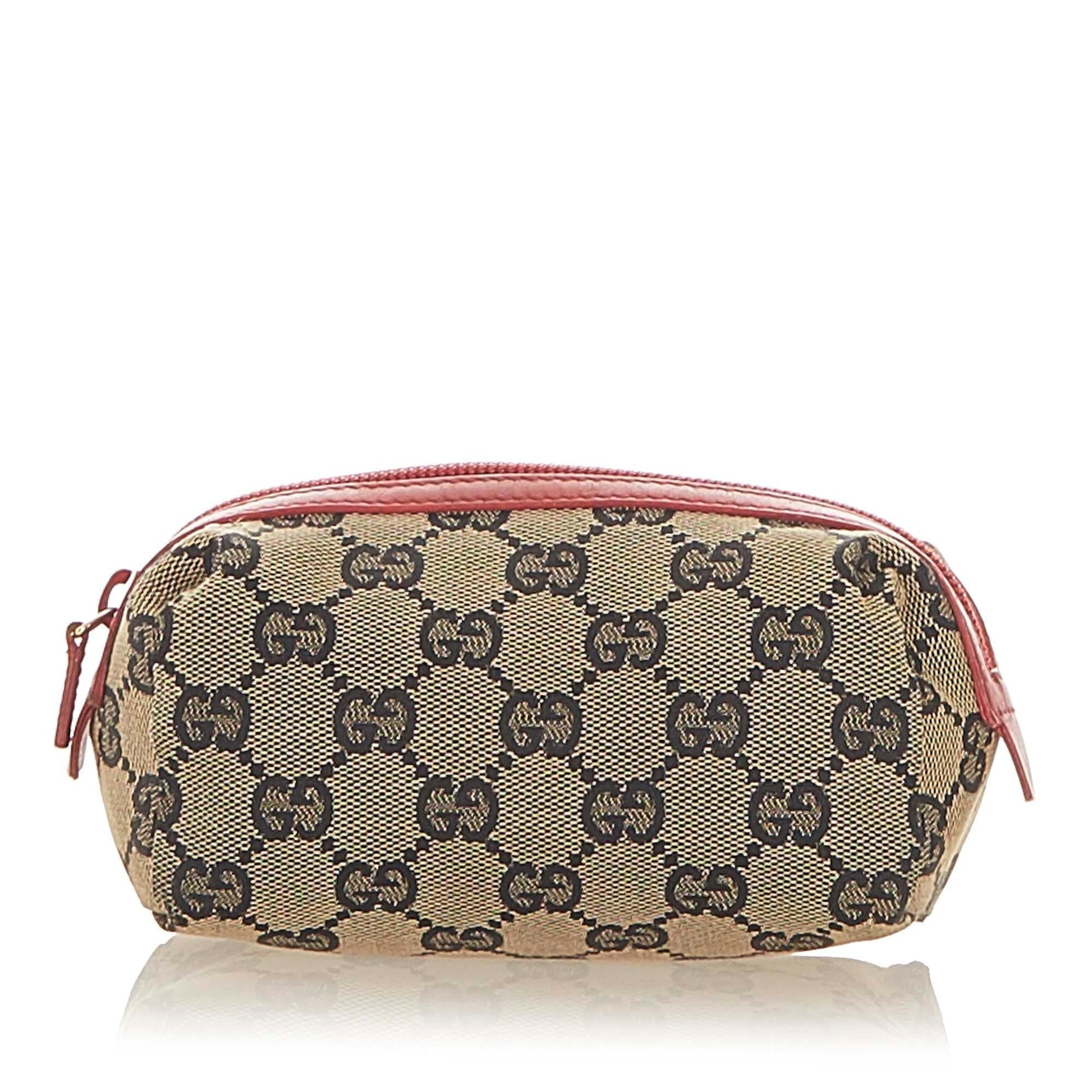 Gucci Leather Canvas Clutch Style 3