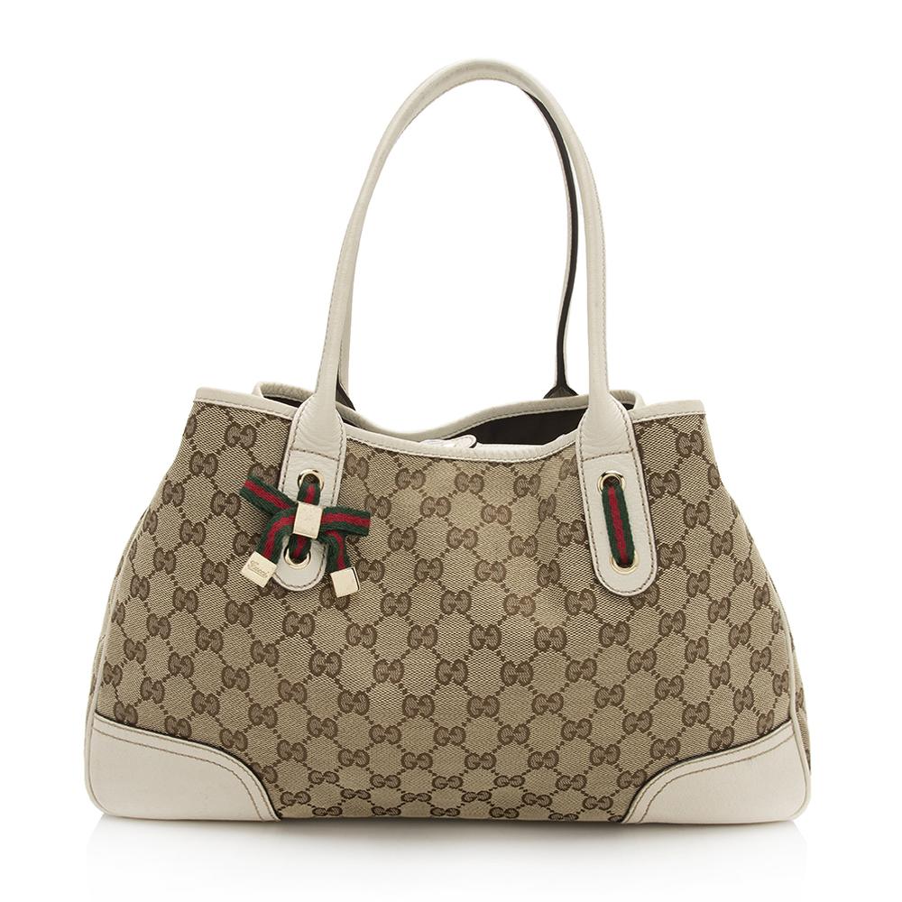 Gucci Princy Canvas Tote Style 2
