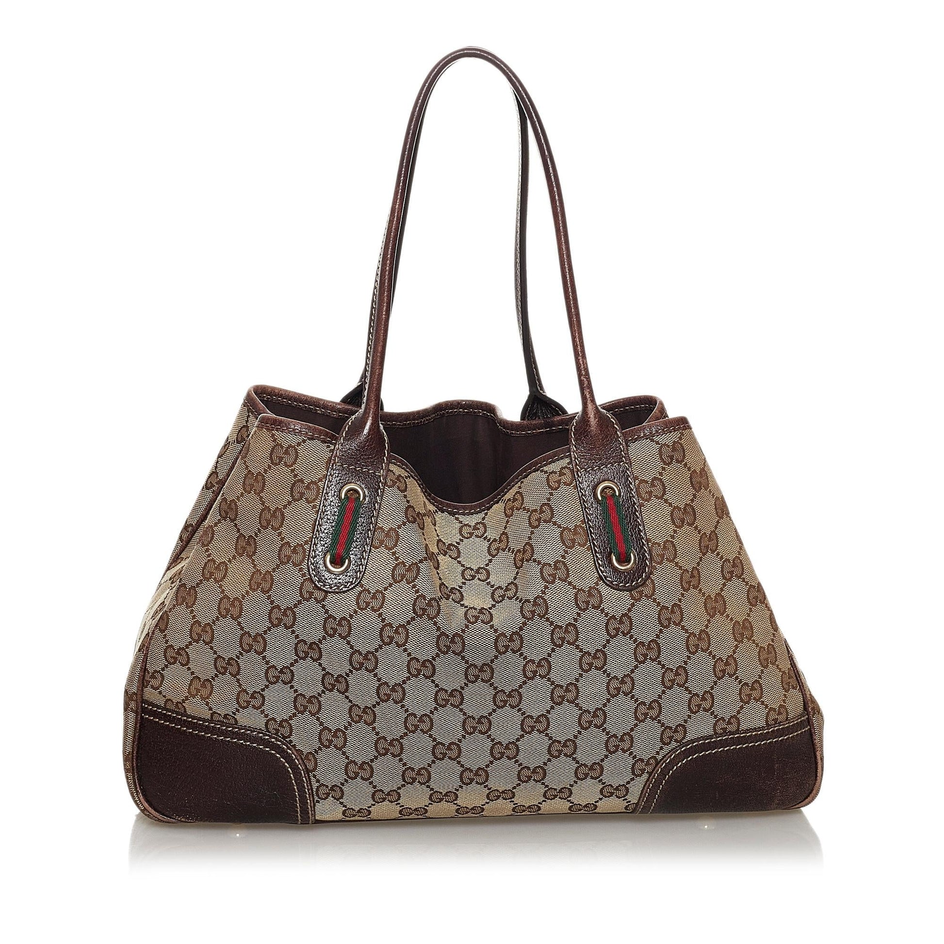 Gucci GG Canvas Princy Tote Bag (SHG-30261)
