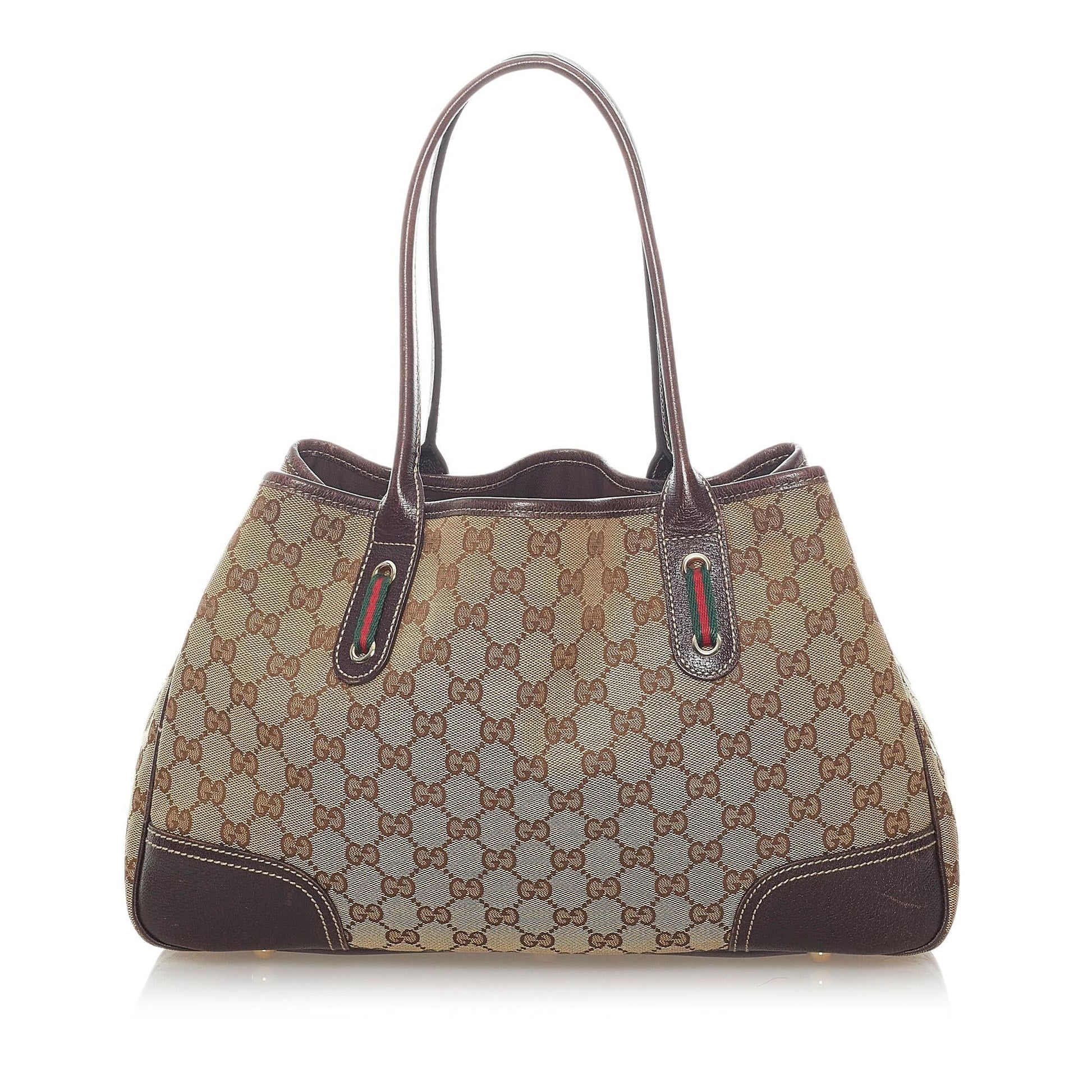 Gucci GG Canvas Princy Tote Bag (SHG-33032)