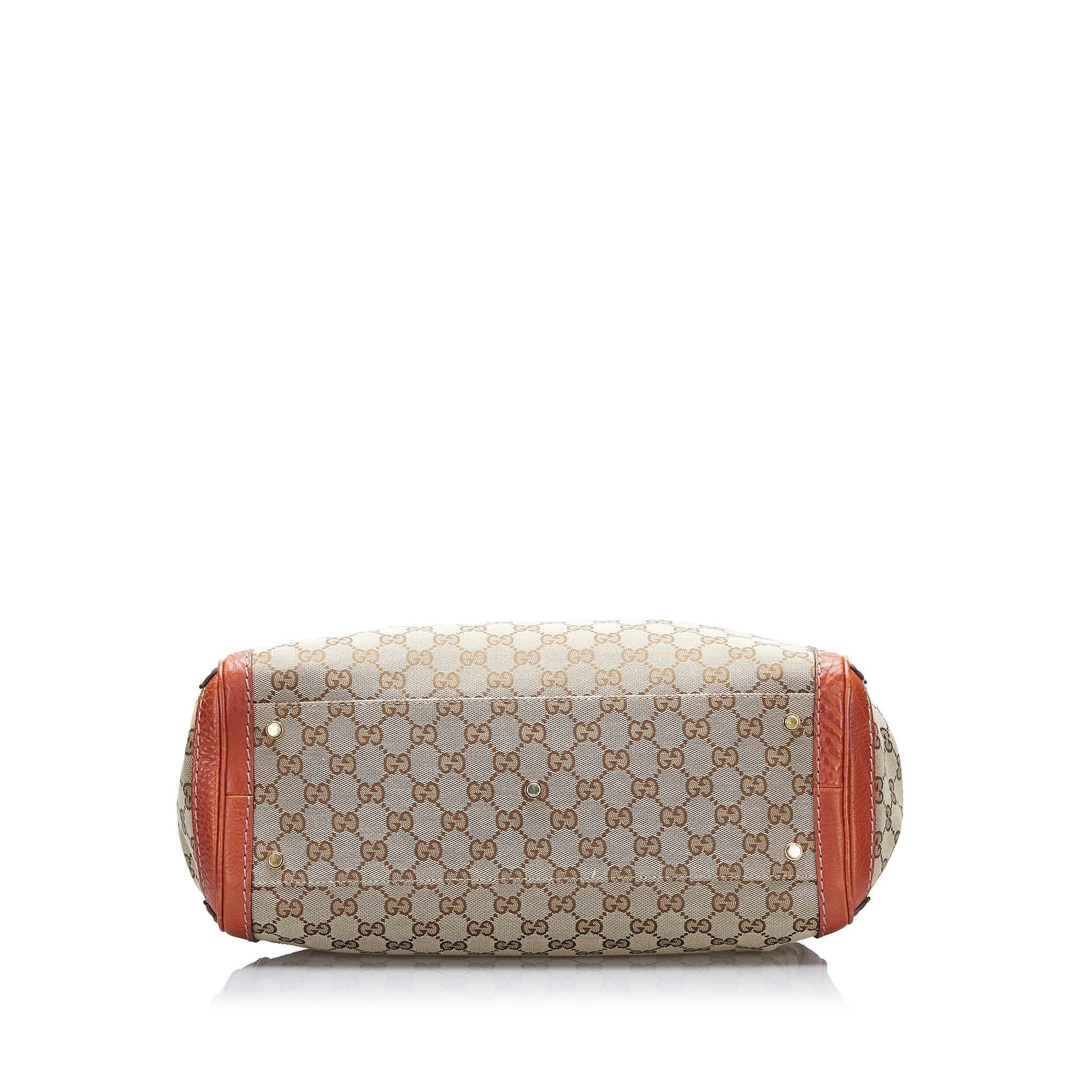 Gucci GG Canvas Running Tote (SHG-qCEs72)