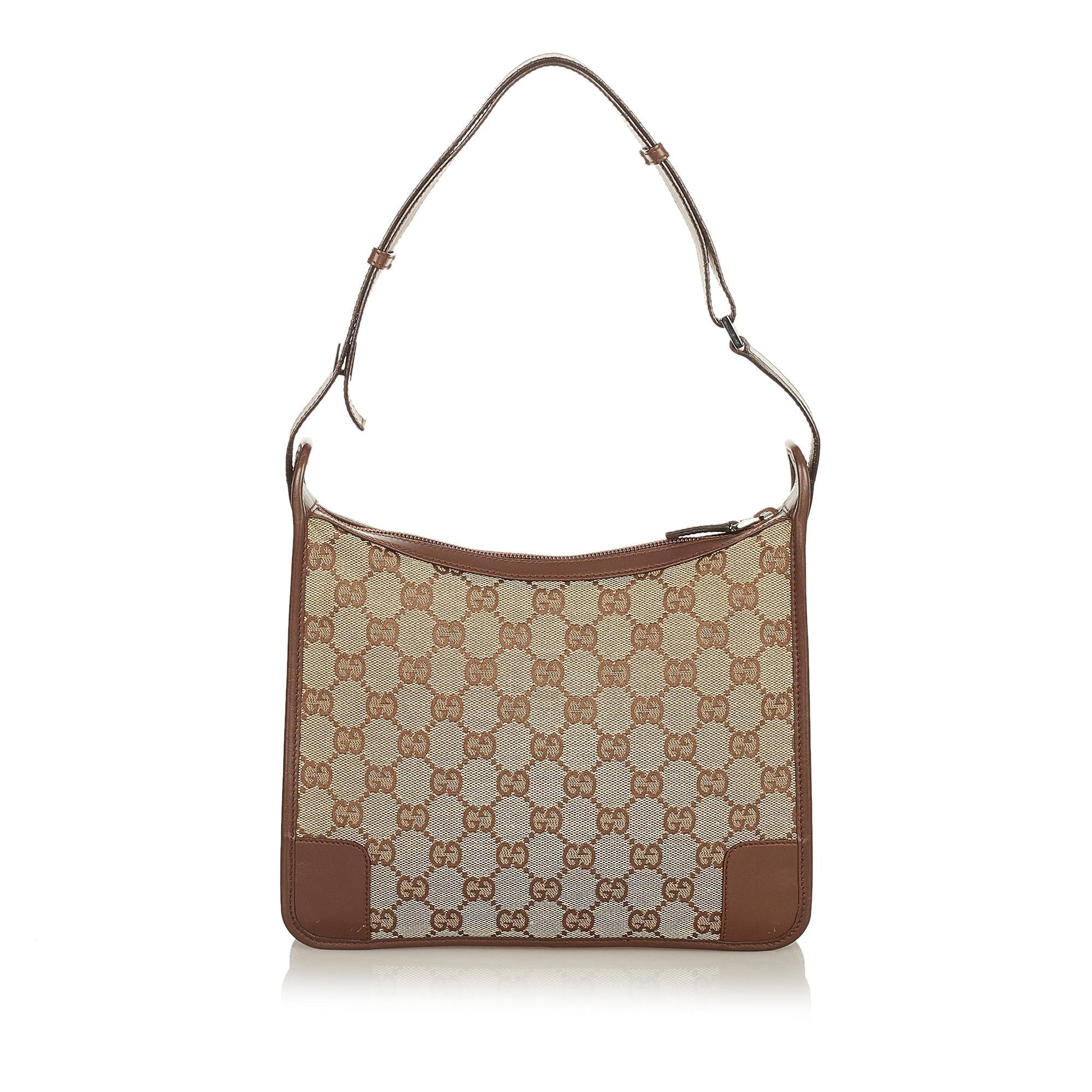 Gucci Canvas Shoulder Bag Style 36