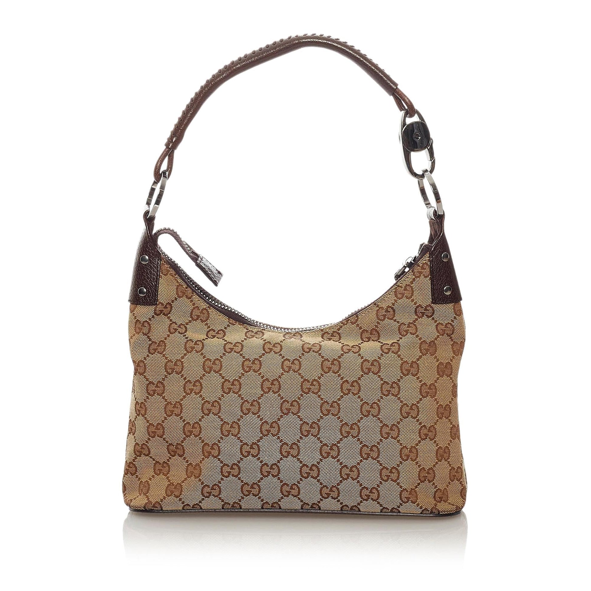 Gucci Canvas Shoulder Bag Style 42